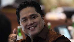 Menteri Badan Usaha Milik Negara (BUMN) Erick Thohir .